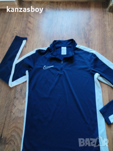 Nike Academy Men's Dri-FIT 1/2-Zip - страхотна мъжка блуза С КАТО НОВА, снимка 5 - Спортни дрехи, екипи - 53133587