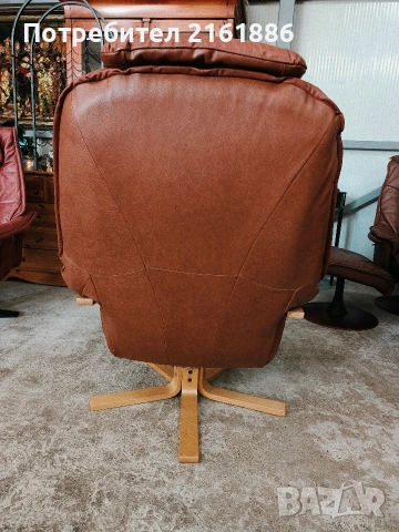 Relax кресло от естествена кожа 4019, снимка 4 - Дивани и мека мебел - 53976321