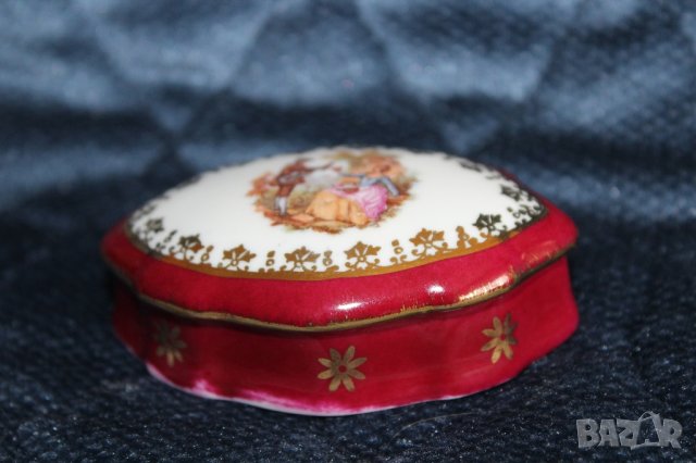 колекционерска порцеланова кутийка limoges, снимка 3 - Антикварни и старинни предмети - 42882216