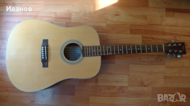 Продавам акустична китара SX, снимка 7 - Китари - 44794401