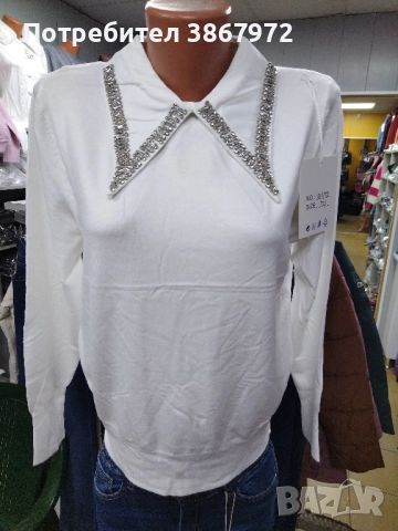 Дамска блуза ангора и Кашмир , снимка 6 - Блузи с дълъг ръкав и пуловери - 52563986