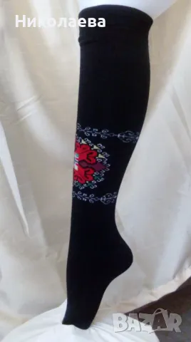 3/4 ПАМУЧНИ ЧОРАПИ С ФОЛКЛОРНИ МОТИВИ!, снимка 5 - Дамски чорапи - 50315246