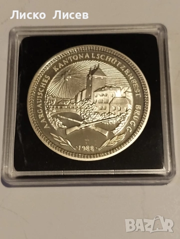 Швейцария 50 франка 1988г., снимка 8 - Нумизматика и бонистика - 54057538