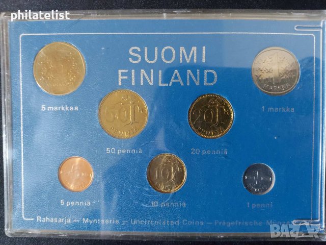 Финландия 1974 - Комплектен сет от 7 монети