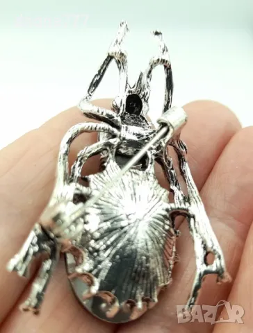 Нежна елегантна брошка, снимка 12 - Други - 49628234