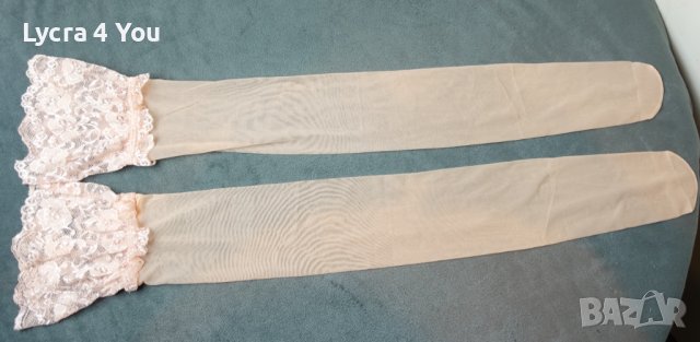 M/L чорапи за жартиери с широка богата дантела, снимка 5 - Бельо - 39355577