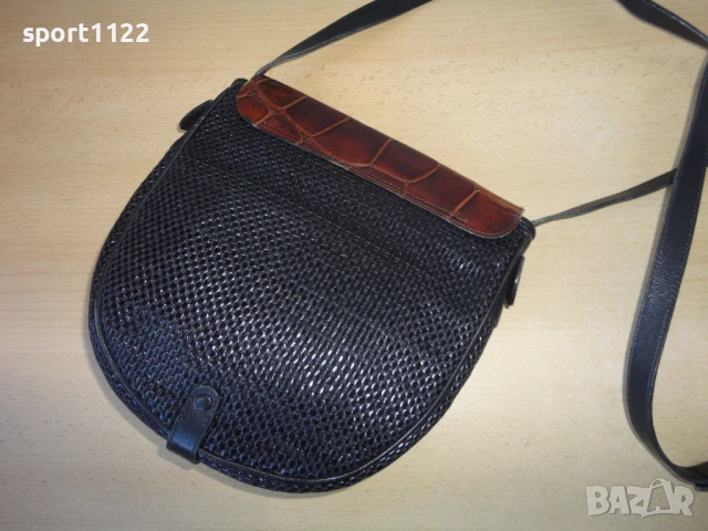 Естествена кожа/дамска винтидж чанта, снимка 5 - Чанти - 50487083