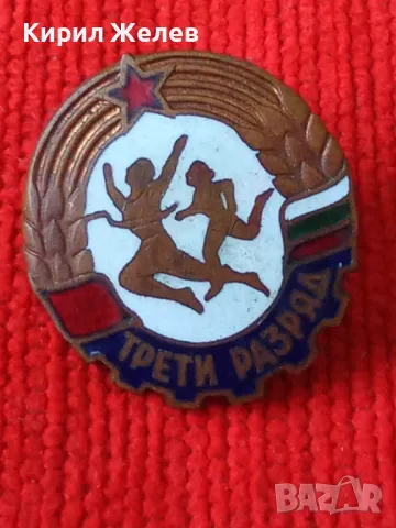 ТРЕТИ РАЗРЯД Стара СПОРТНА ЕМАЙЛИРАНА НРБ СОЦ ЗНАЧКА на ВИНТ 33503, снимка 10 - Колекции - 38970083