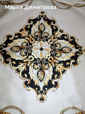 Колекционерски шал в черно 🖤 и златно 🤎 , снимка 2 - Шалове - 37340620