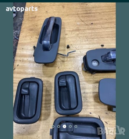 Nissan x-trail 2003година външни и вътрешни дръжки предна дясна и задни врати, снимка 3 - Части - 40387731