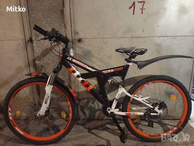 26 цола алуминиев велосипед с 21 скорости усилени капли амортисьори предни и задни дискови спирачки, снимка 10 - Велосипеди - 53276415