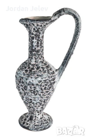 Лава ваза/кана, Франция – Marius Giuge, Vallauris, 1960-1970г.