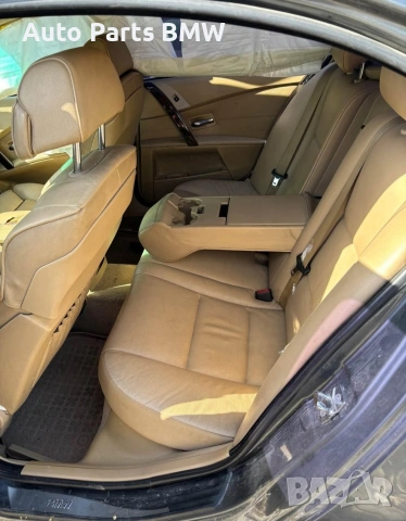 Кожен комфорт салон BMW E60 Е61 Салон БМВ Е60 E61 бежав кожен салон, снимка 3 - Части - 53056766