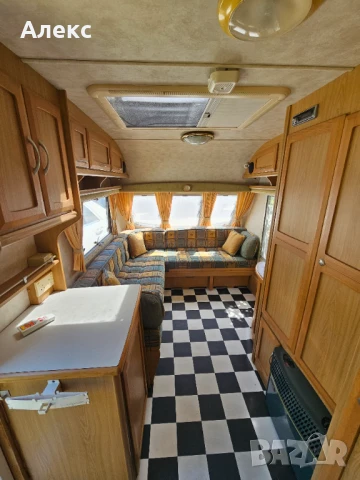 Регистрирана 2-местна каравана, оборудвана , снимка 16 - Каравани и кемпери - 47911282