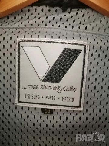 Кожено яке за моторист VANUCCI, снимка 8 - Якета - 52301913