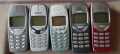 ЛОТ 5 СТАРИ АПАРАТА "НОКИА", снимка 1