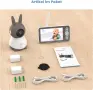 Бебефон с камера и монитор ieGeek 2K 3MP 5-инчов WiFi видео бебефон с PTZ 360 , снимка 9