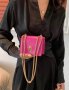 Дамска розова чанта , снимка 1 - Чанти - 44325663