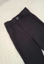 дамски черен панталон с висока талия, снимка 1