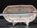 стар английски порцелан плато, снимка 2
