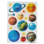 3996 3D стикери Слънчева система Планети и звезди, снимка 7