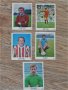 Комплект карти на английски футболисти от 1970 г. от Ливърпул, Стоук Сити, Бърнли, Ковънтри, Шефилд 