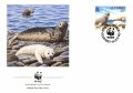 Гърнси 1990 4 броя FDC Комплектна серия - WWF, снимка 4