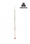 Термометър Стъклен, -20 До +110°C, Немски , Спиртен 300 Мм, Червен,  20200012, снимка 3