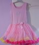 Карнавална розова рокля за детски празник или Хелоуин