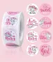 100 бр It's A Boy Girl baby shower gender part самозалепващи лепенки стикери ръчна изработка подарък, снимка 3