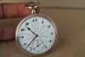 Рядък модел джобен часовник ''Omega'' Световно време, снимка 11