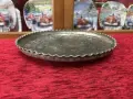изящен старинен меден поднос, снимка 3