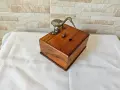 Стара дървена кутия за цигари - Karakuri - Япония - 1900"г., снимка 2