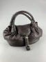 Фенди Кафява кожена чанта Fendi Spy , снимка 1