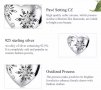 Талисман за гривна Пандора сърце със снежинки Snowflake Love сребро s925 модел 005, снимка 4