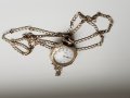 Дамски сребърен часовник със сребърна верижка, снимка 9