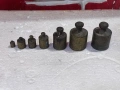 стари бронзови тежести , снимка 1