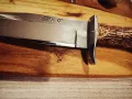 Ловен масивен нож с изобразен Бухал и Еделвайс  , снимка 17