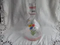 Винтидж гарафа ръчно рисувана, снимка 1