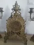 Комплект каминен часовник с два свещеника. , снимка 3