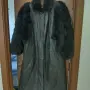 Продавам дълго дамско кожено палто, снимка 1