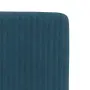 vidaXL Трапезни столове, 2 бр, сини, кадифе, снимка 7