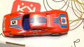 80s with this vintage plastic Porsche 904 GTS remote-controlled toy car, made in Singapore, снимка 2