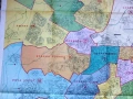 Стари големи карти София - Административно деление - 1989г. 82см.х 115см, снимка 4