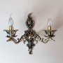 Старинен барок.Луксозно класическо осветление за хол,всекидневна -месингов полилей, лампа, снимка 13