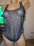 Боди с зодиакален принт -черно металик  черно прозрачно , снимка 5