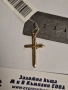 Златна Висулка Кръст - 1,24гр. - 14к., снимка 4