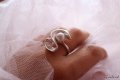 Уникален сребърен пръстен с перла - модел R025A, снимка 7