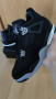 Nike Air Jordan 4 Black Canvas Нови Оригинални Мъжки Обувки Кецове Маратонки Размер 45 Номер 29см , снимка 2