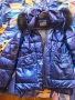 Дамско яке син металик. Зимно яке, снимка 7